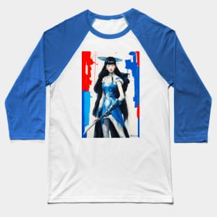 Asian warrior woman Baseball T-Shirt